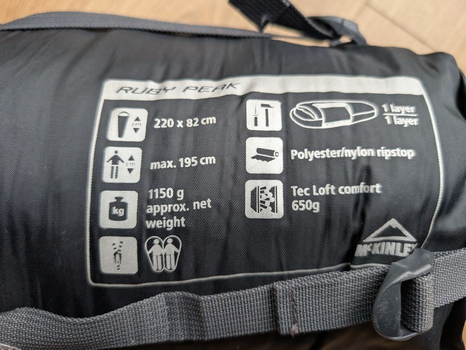 Mckinley Ruby peak śpiwór +10/-7