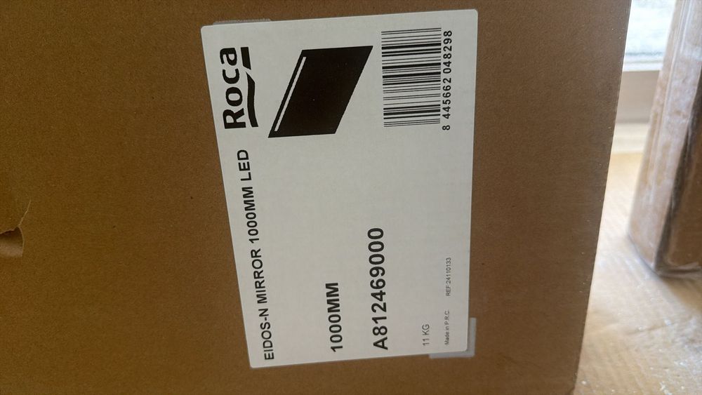 Móvel WC ROCA + lavatório + espelho LED