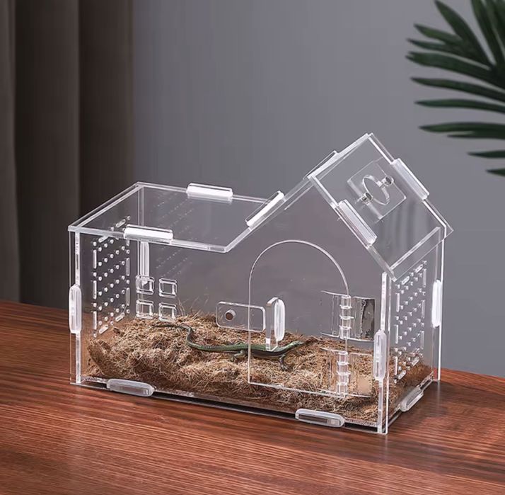 Terrarium domek prasznik gekon izopody terrarium bioaktywne