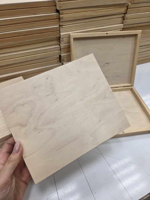 Drewniane pudełka do decoupage i rękodzieła (2 gatunek)