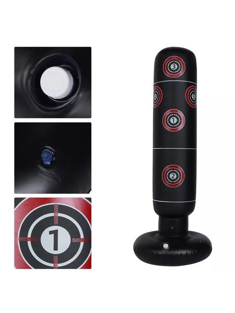 Надувная боксерская груша 160 см неваляшка детская,бокс ,для бокса mma