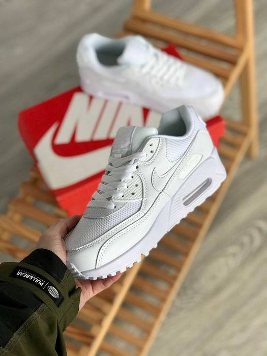 !SALE! Nike Air Max 90 Full White 36 37 38 39 40 41 42 43 44 45 найк