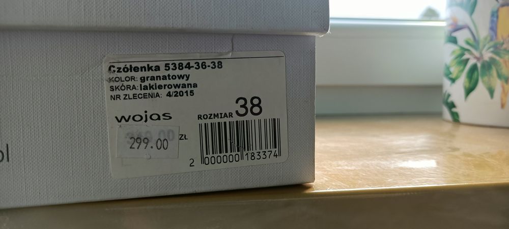 Buty na obcasie czółenka Wojas 38
