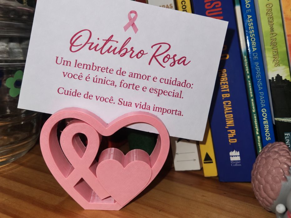 Porta foto outubro rosa