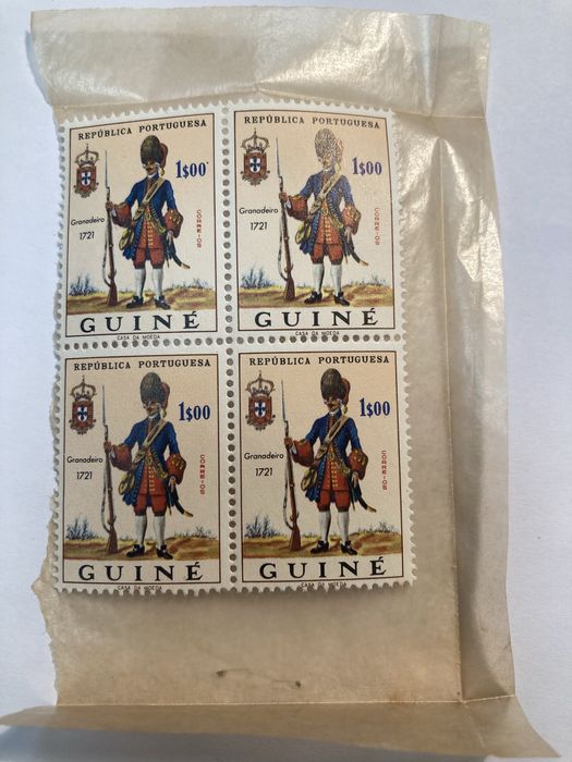 Selos da Guiné 1966 Série Militar, Não Usados