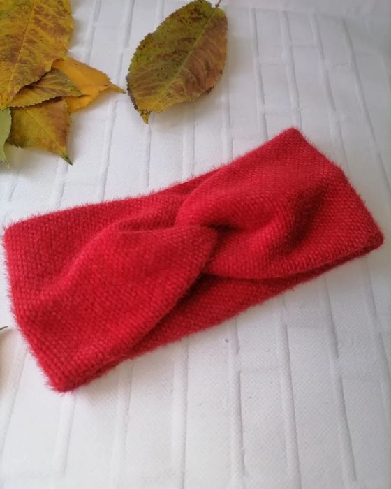 Пов‘язка ангора норка чалма на голову повязка