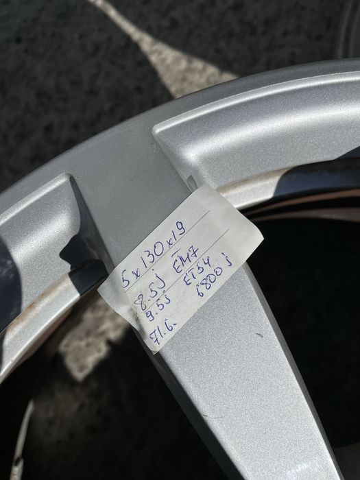 Продам комплект різношироких титанових дисків Volkswagen 5/130 R19