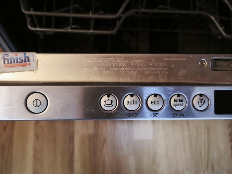 Zmywarka Bosch SMV58L60EU/35 uszkodzona