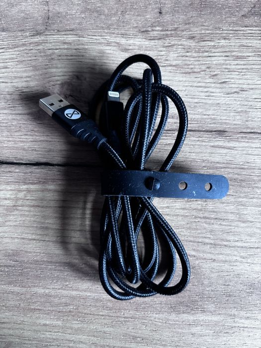 Kabel USB Lightning 1.4m czarny Forever