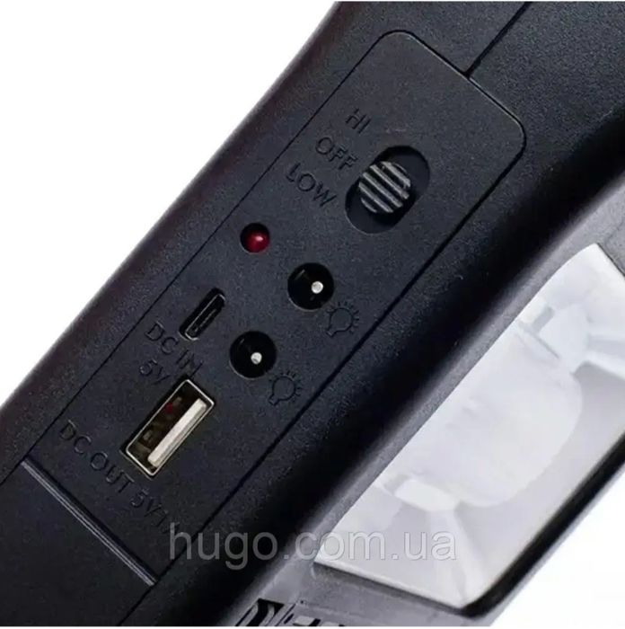 Фонарь светильник солнечная система с повербанком + 2 лампы 30W CL 12