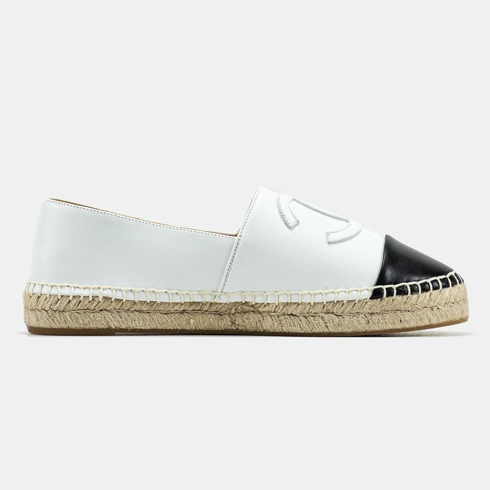 Еспадрильї Chanel White Black Luxe еспадрилі