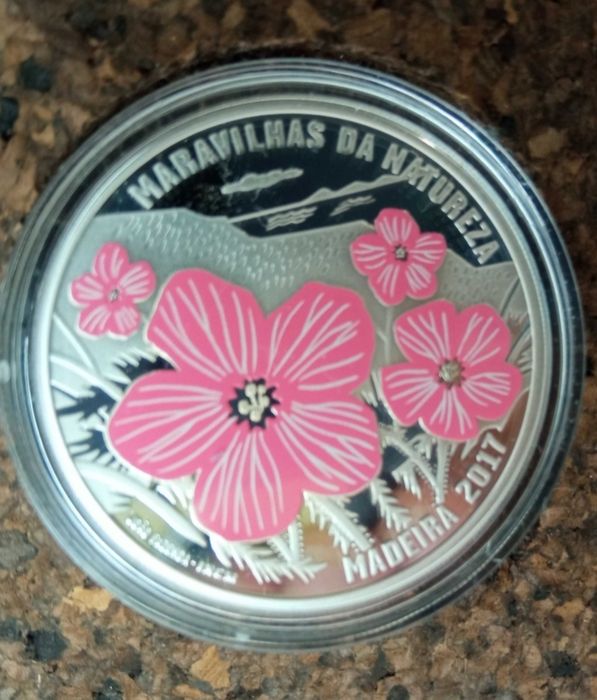 7,5€ PROOF Prata " Maravilhas da Natureza" 2017