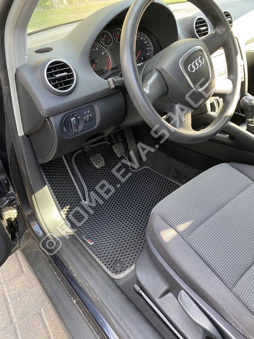 ‼️ АКЦІЯ ВСЕСЕЗОННІ Коврики EVA в салон багажник (Ромб, Сота, Крапля)