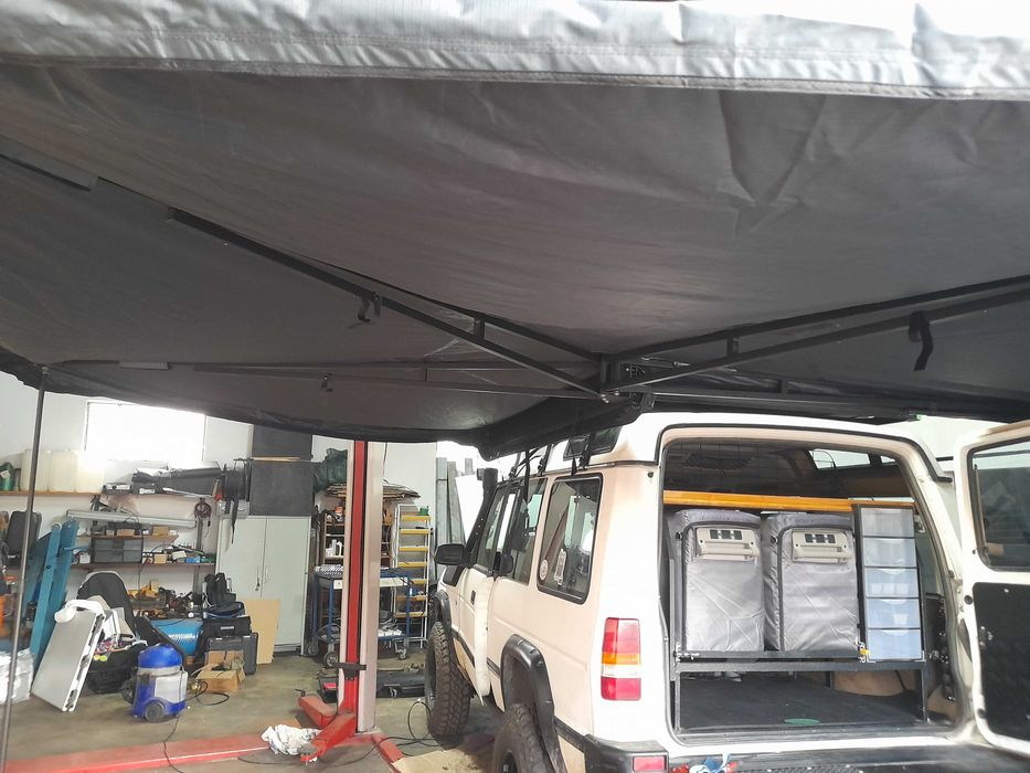 Toldo 270° para jipe não precisa pés