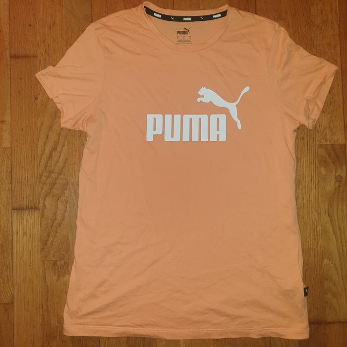 Оригінальна футболка Puma M | Спортивна футболка Пума персикова