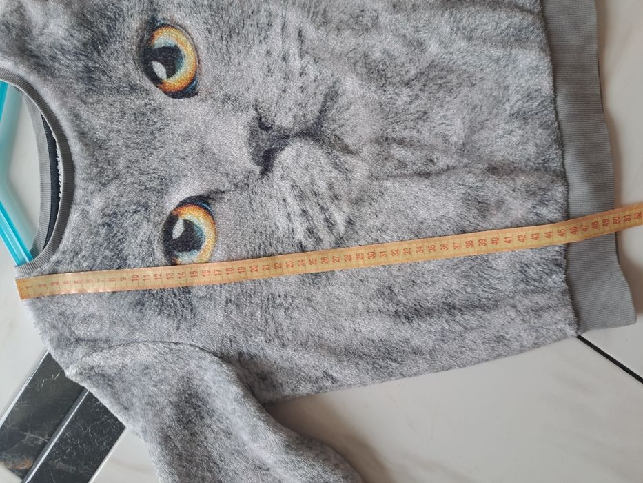 Светр шерпа з принтом, на 10р.