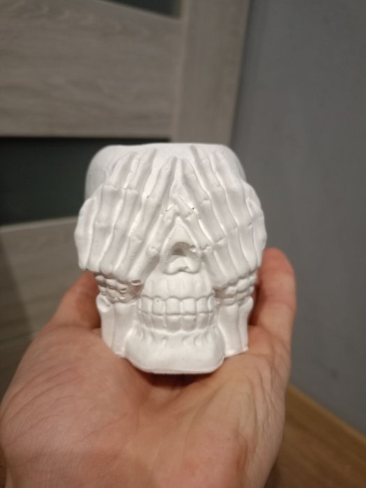 Trzy czaszki dekoracja