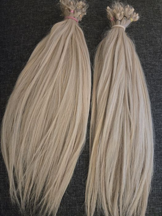 Włosy naturalne blond 50 cm