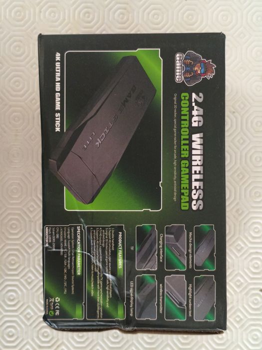 Cartão de memória 64GB com 10000 jogos para consola retro Game Stick 4K Lite