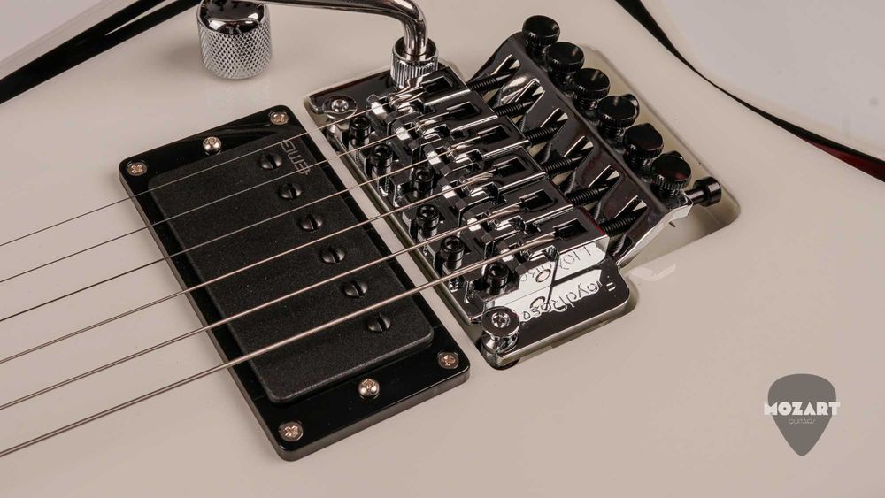 EDWARDS E-ALEXI SCYTHE Alexi Laiho Signature - White with Black Pin Stripe - Made in Japan