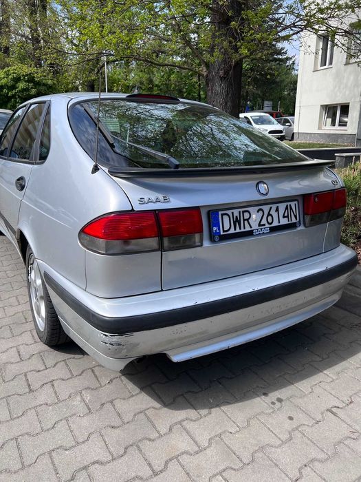 Saab 9-3 2.0t LPG 2001 Manual Skóra Klima Hatchback Uszkodzony