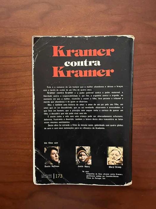 Livro "Kramer contra Kramer"