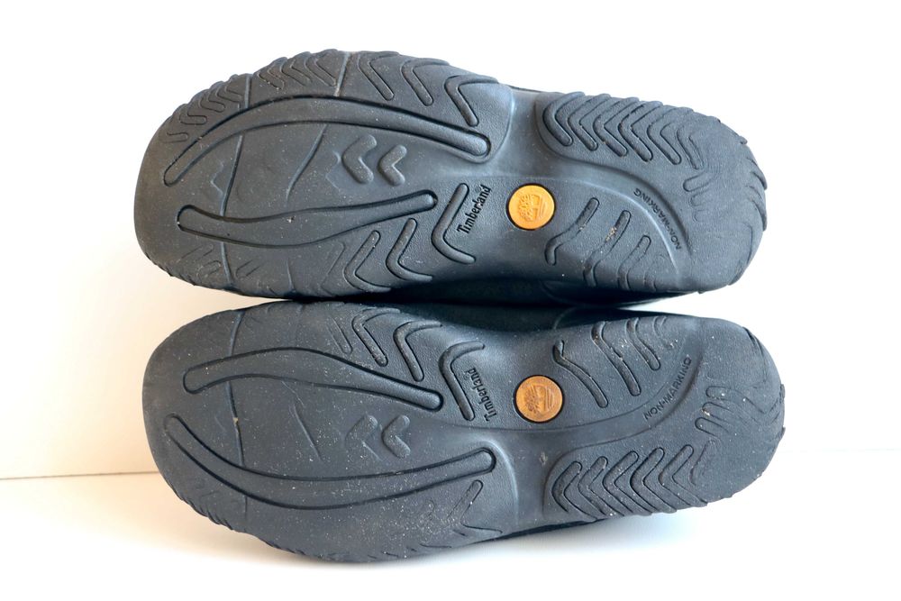 Туфлі, черевики на липучках timberland на хлопчика, чорні, р 35,5