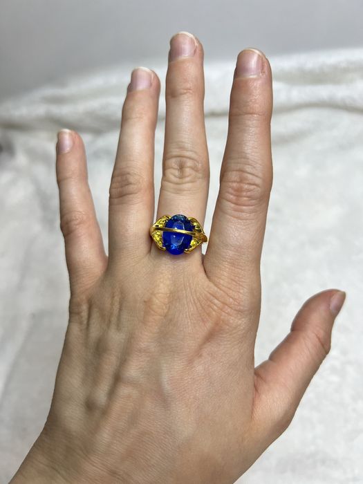 Pierścionek elegancki szykowny tombak glamour coquette old money
