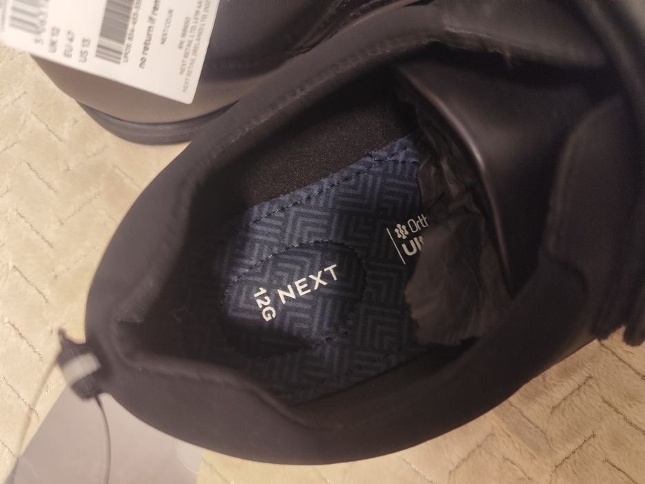 Nowe męskie buty next r. 47 skórzane