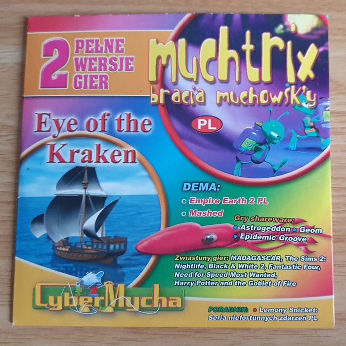 Gry Muchtrix i Eve of the Kraken PC