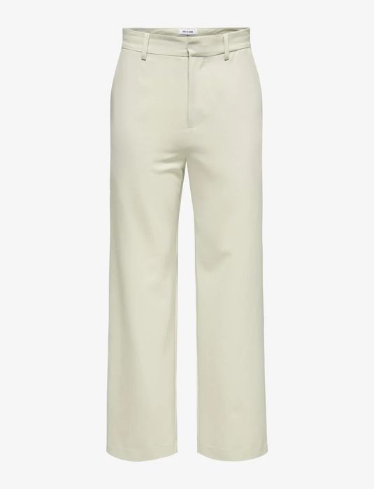 Spodnie eleganckie beżowe loose Only & Sons 31