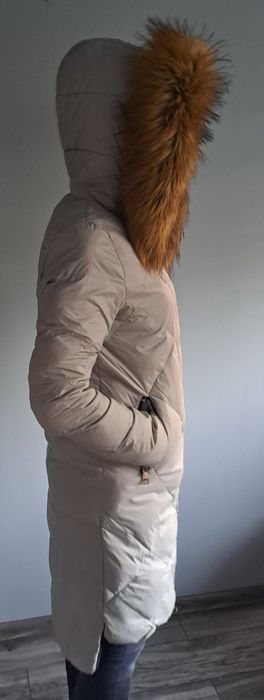 Płaszcz damski ocieplany