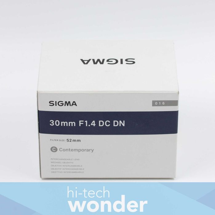 Sigma 30mm f/1.4 DC DN E-Mount