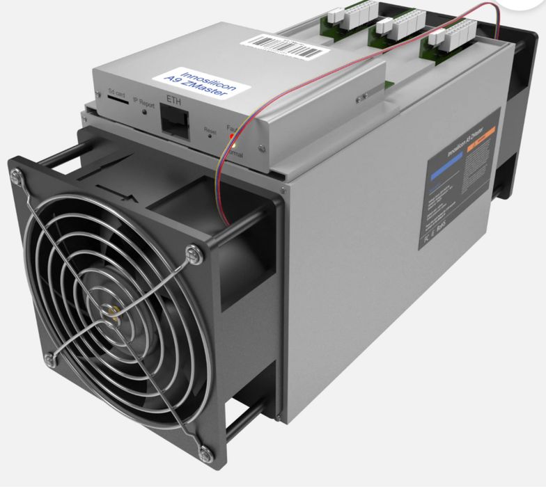 Innosilicon A9 ZMaster 50-70ksol, ZEC, miner, asic, майнер, z15