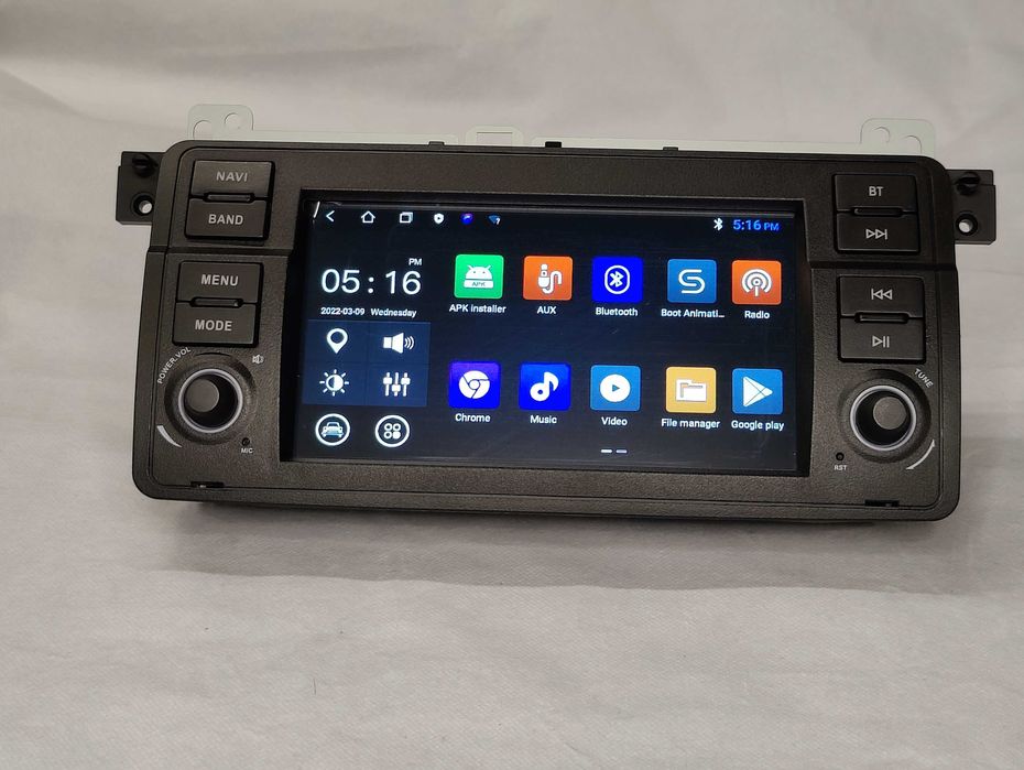 Rádio BMW E46 Android 13 WiFi GPS Novo com Garantia 2GB RAM