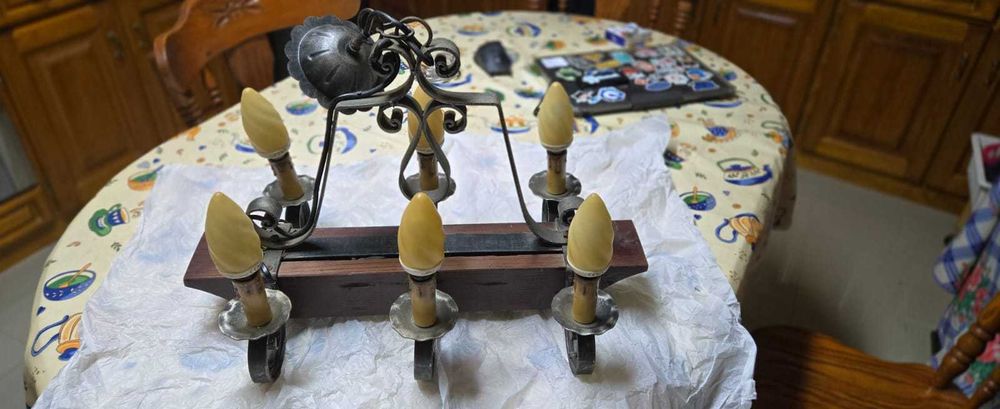 Candelabro Rústico c/ Lampadas