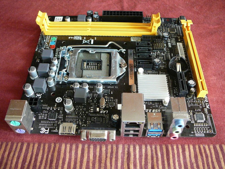 материнська плата mini itx biostar h110mhv3 lga 1151