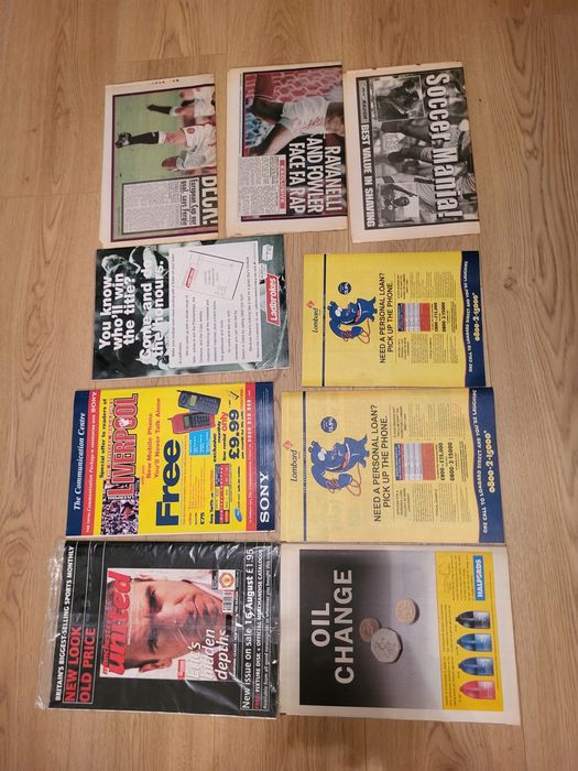 Magazyny UK Manchester United, Liverpool  Football 1996/97