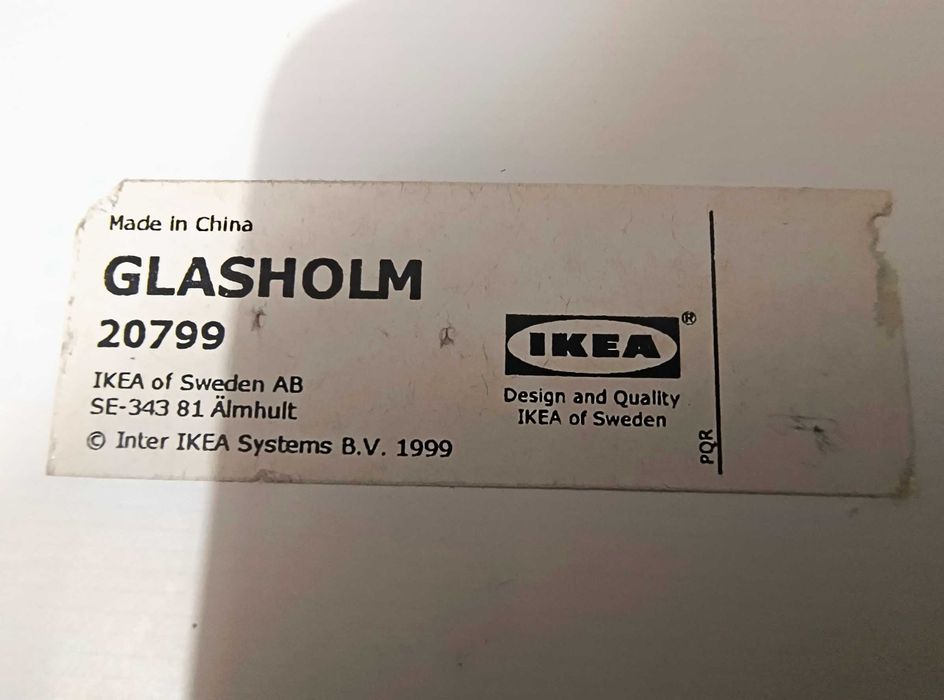 Biurko / stół / toaletka IKEA GLASHOLM z nogami IKEA ADILS w kolorze bladozielonym/miętowym