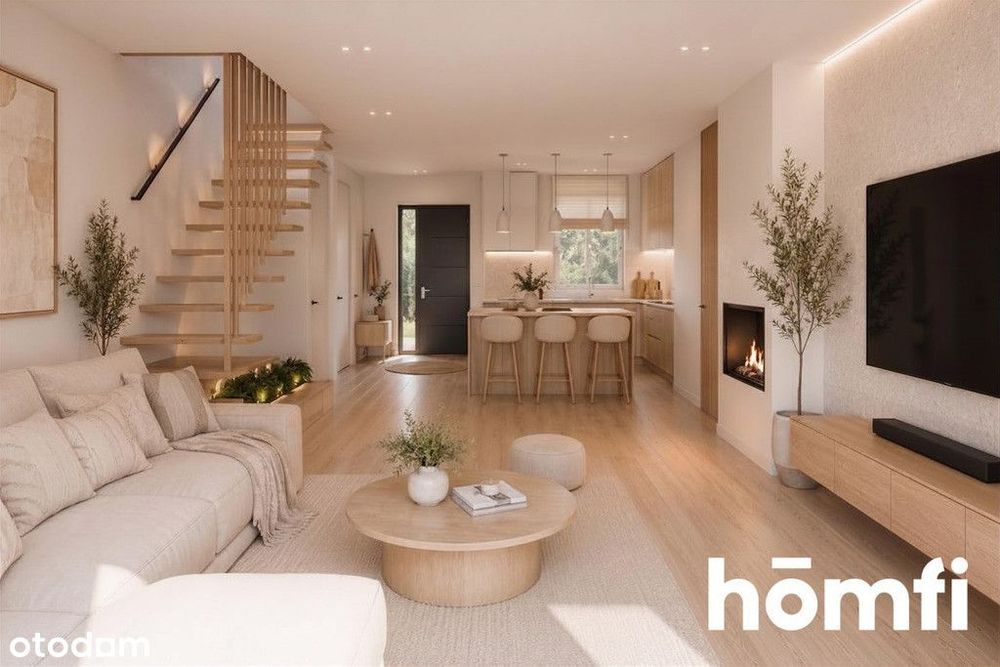 Szereg 100 m² z ogrodem | Iwiny z widokiem na park