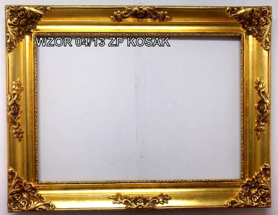 Ramy stylowe złote na obraz lub lustro 70x50 cm