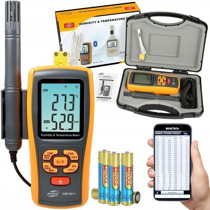 Higrometr Miernik Wilgotność Temperatura Powietrza