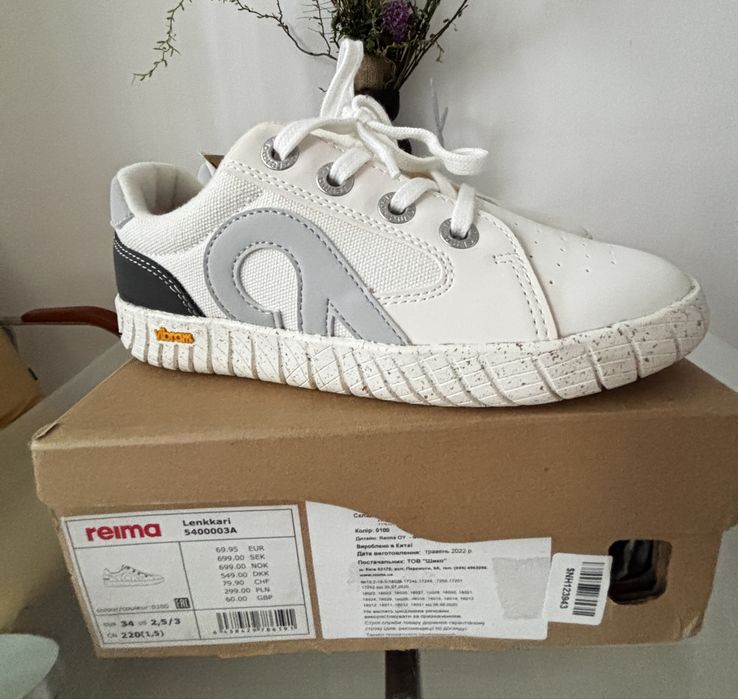 Снікерси, кеди Reima Linkkari розмір 33