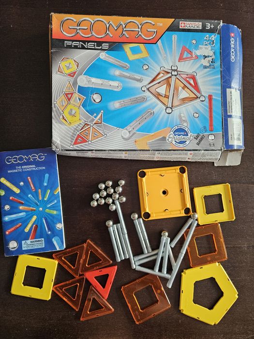 Klocki magnetyczne konstrukcyjne Geomag panels 44 elementy