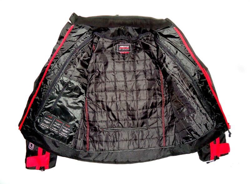 мотокуртка Akito Horizont текстильна із захистом (L)