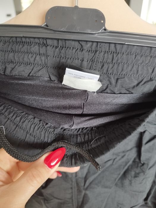 R.M Black Wolf czarne spodenki szorty męskie pampers