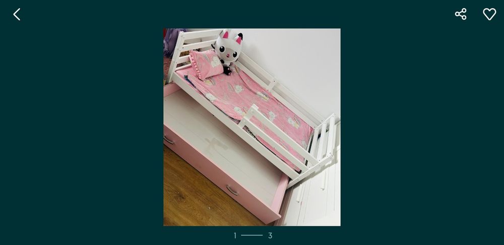 Sprzedam łóżko dziecięce 1,60 m x 70