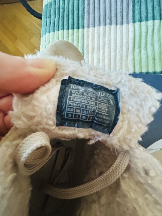 Кеди жіночі зимові замшеві Tommy Hilfiger 39 розмір