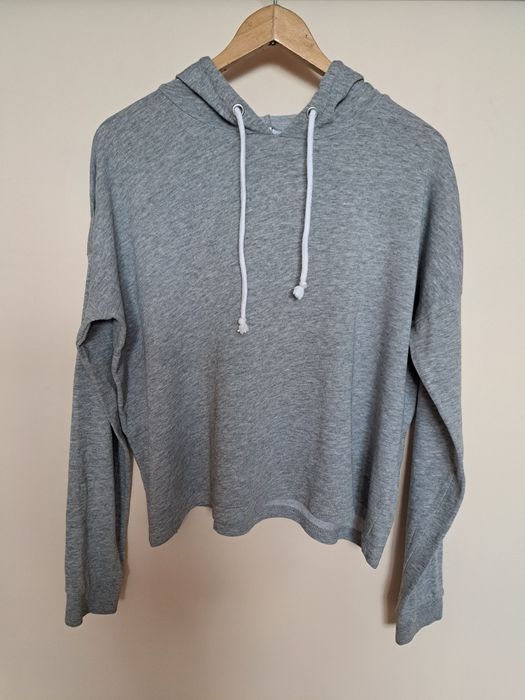 Bluza dresowa z kapturem szara H&M r. M