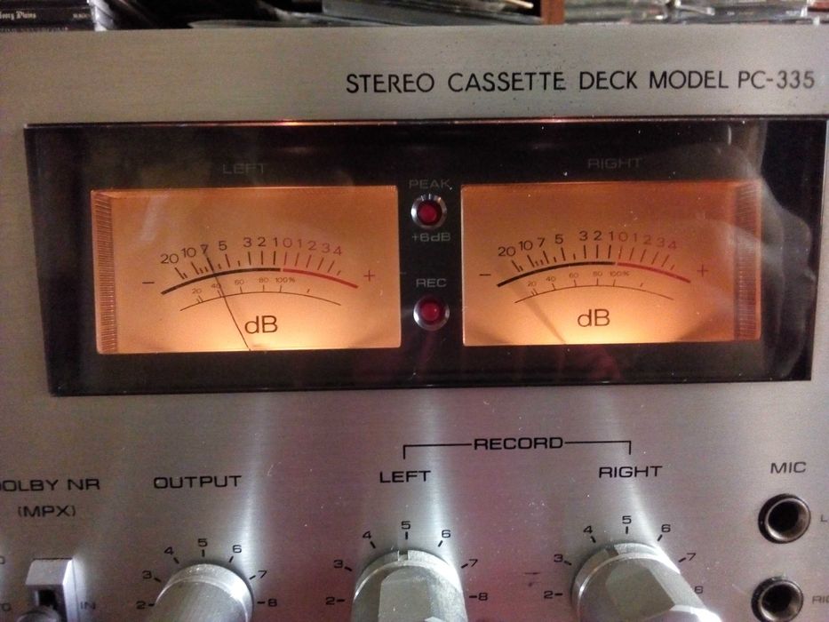 Проигрыватель винила Sanyo TP-1020UM, дека TOSHIBA PC-335